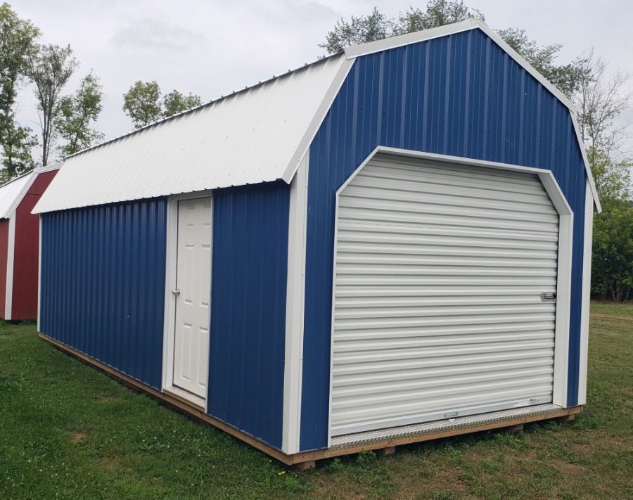 KB 12X24 LOFTED BARN GARAGE